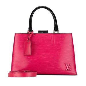 Louis Vuitton Epi Kleber Handbag Shoulder Bag M51347 Hot Pink Leather Women's...
